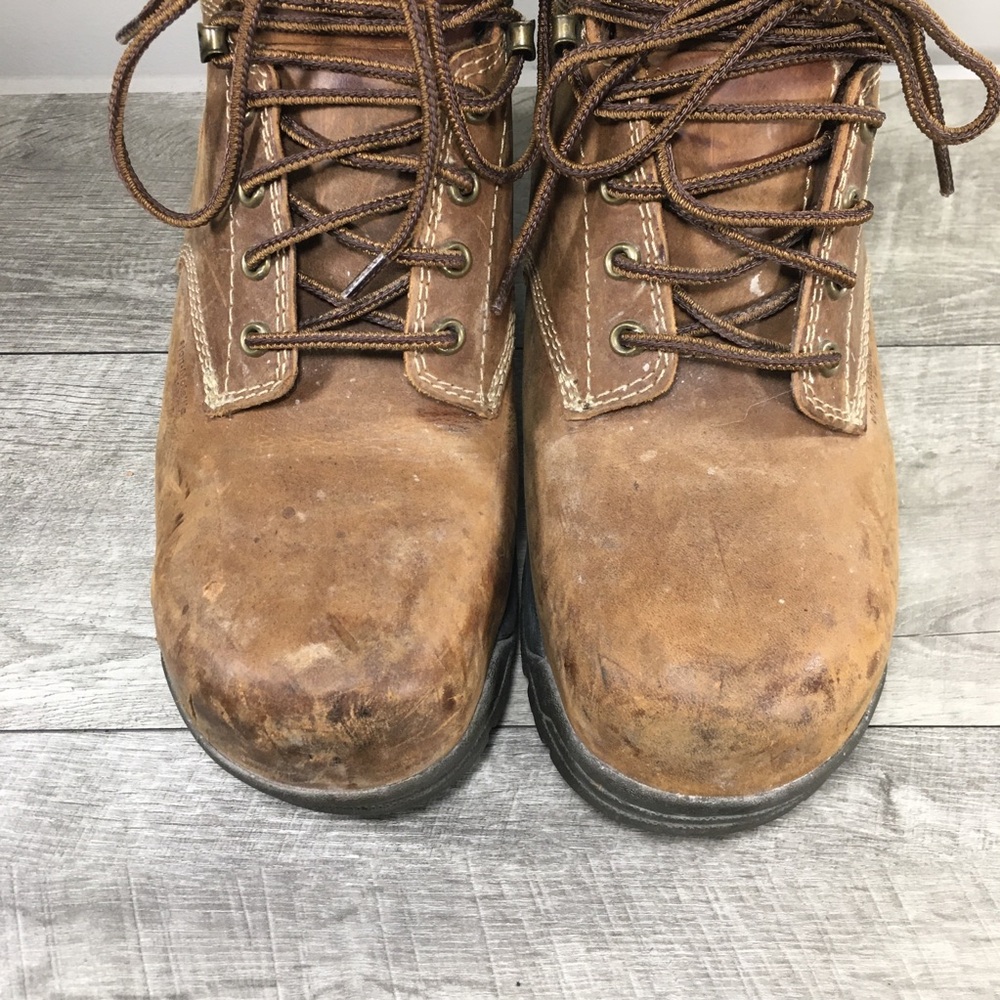 Mens Carolina CA5520 Bruno 6” Steel Toe Waterproof Leather Work Boots Size 9.5 - Picture 5 of 12